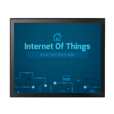 17 Inch PCAP Touch Monitor , TFT Panel Monitor 1280×1024 Resolution