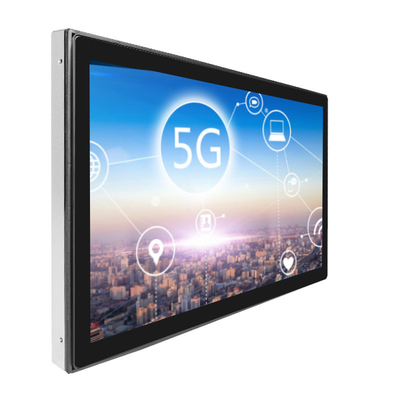 Pure Flat 1920x1080 PCAP Touch Monitor 15.6 Inch IP65 Surface Waterproof