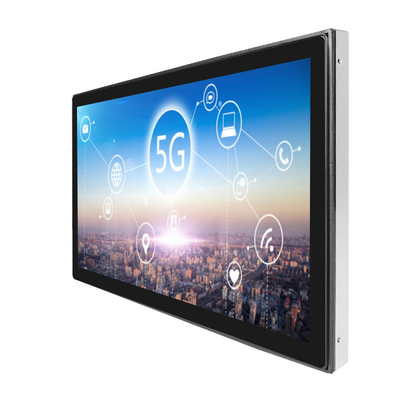 Pure Flat 1920x1080 PCAP Touch Monitor 15.6 Inch IP65 Surface Waterproof