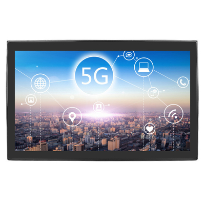 Pure Flat 1920x1080 PCAP Touch Monitor 15.6 Inch IP65 Surface Waterproof