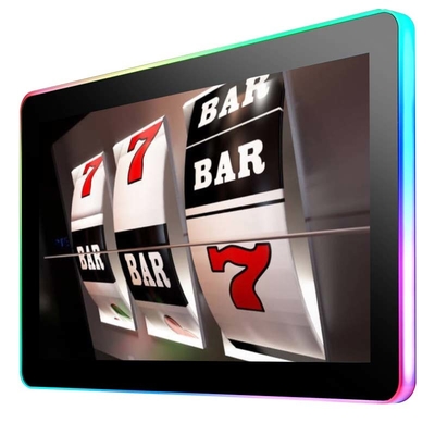 1920x1080 Resolution PCAP 23 Inch Touch Monitor With LED Flexible Strip