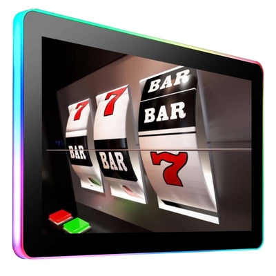 1920x1080 Resolution PCAP 23 Inch Touch Monitor With LED Flexible Strip