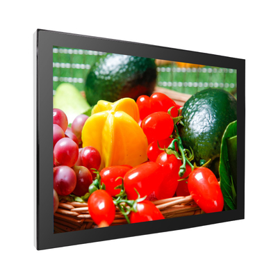 VGA / DVI 19 Inch Touch Screen Monitor With Antibacterial Function