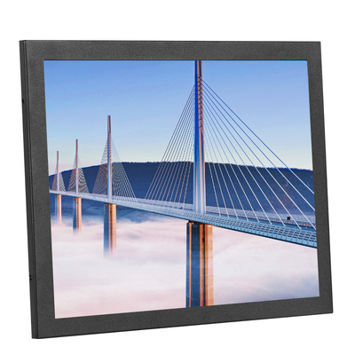17 Inch SAW Touch Monitor IP65 Water Resistant 1280×1024 Resolution